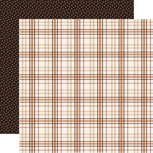 Carta Bella Handmade Halloween 12X12 Halloween Plaid