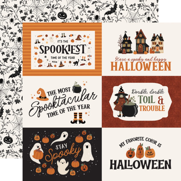 Carta Bella Handmade Halloween 12X12 6X4 Journaling Cards Carta Bella Handmade Halloween 12X12 6X4 Journaling Cards