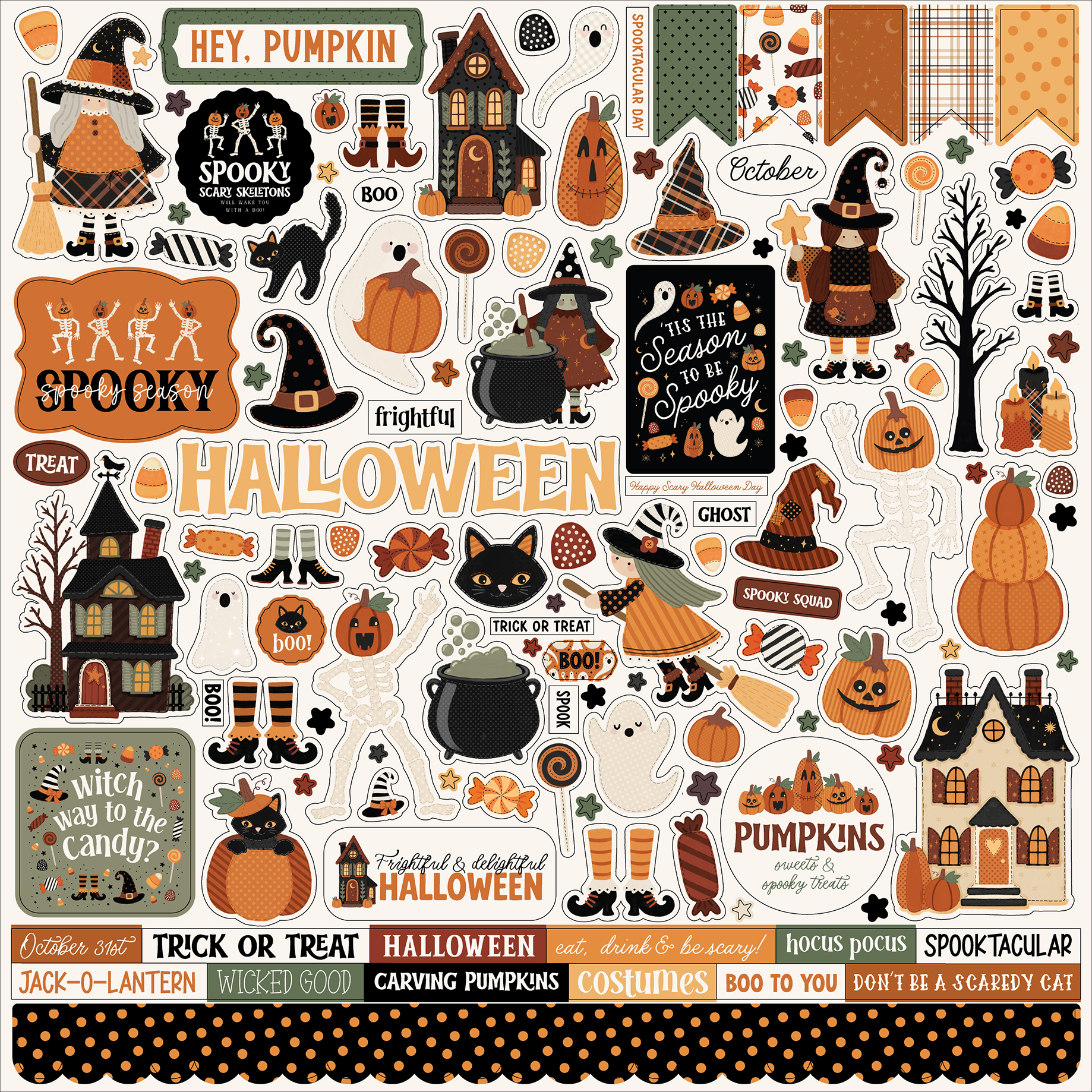 Carta Bella Handmade Halloween Element Sticker