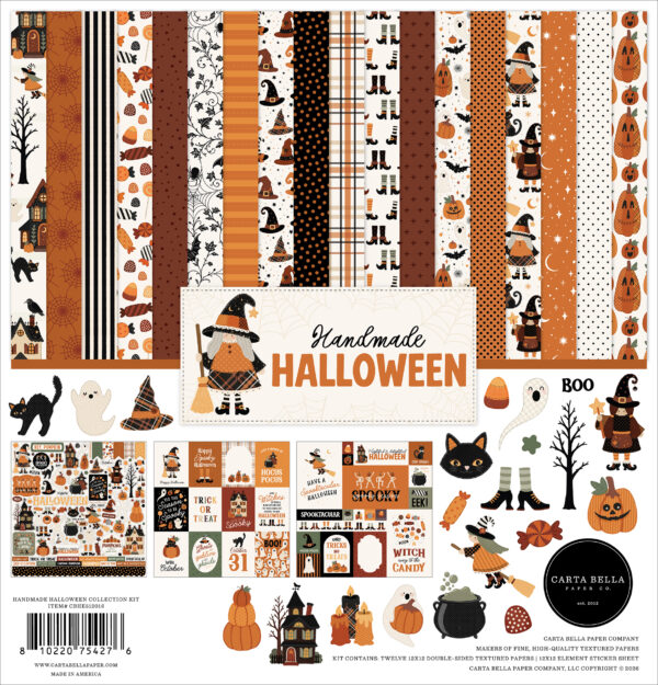 Carta Bella Handmade Halloween Collection Kit Carta Bella Handmade Halloween Collection Kit