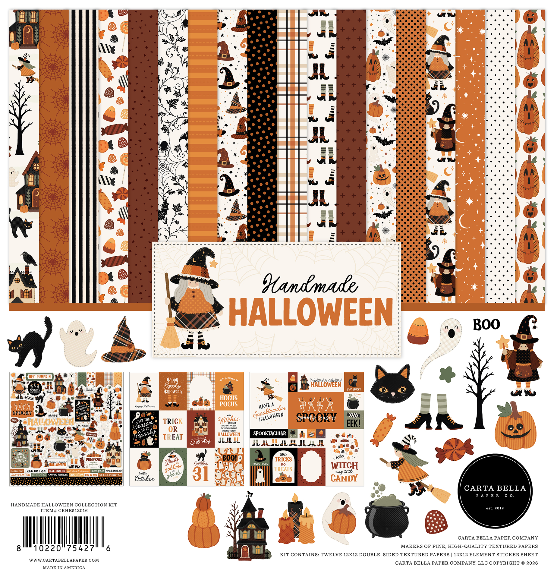Carta Bella Handmade Halloween Collection Kit