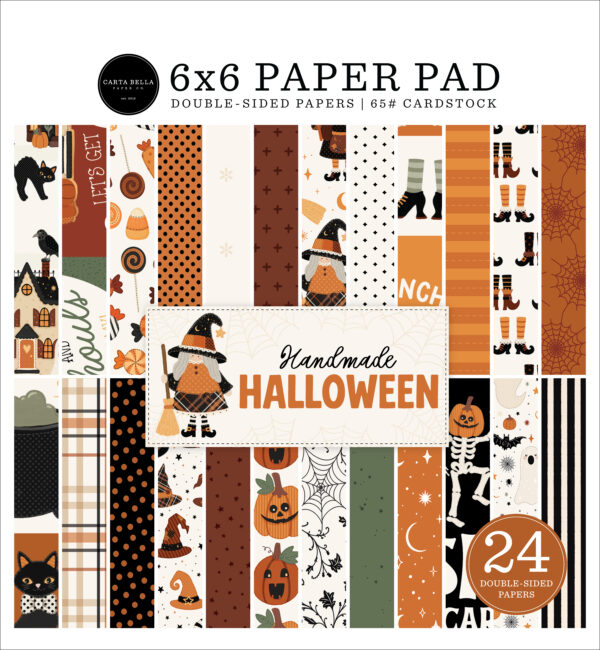 Carta Bella Handmade Halloween 6X6 Paper Pad