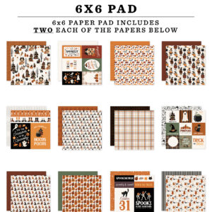 Carta Bella Handmade Halloween 6X6 Paper Pad