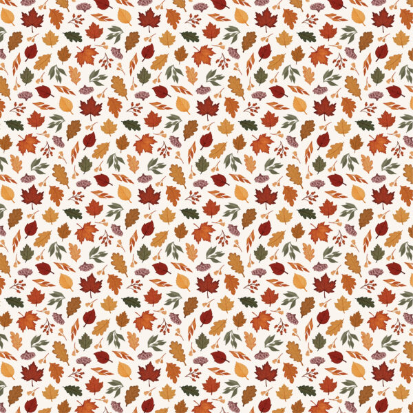Carta Bella Here Comes Autumn 12X12 Scattered Fall Leaves