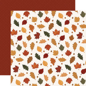 Carta Bella Here Comes Autumn 12X12 Colors of Fall Leaves