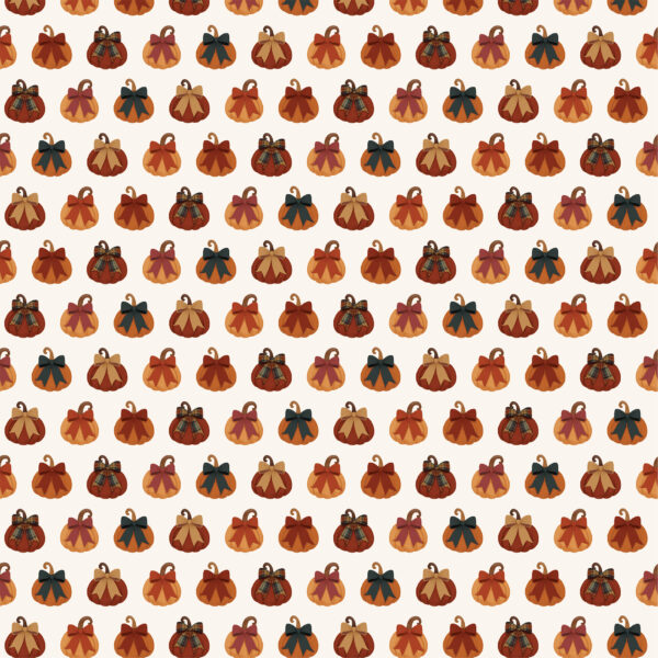 Carta Bella Here Comes Autumn 12X12 Tied in A Bow Pumpkins