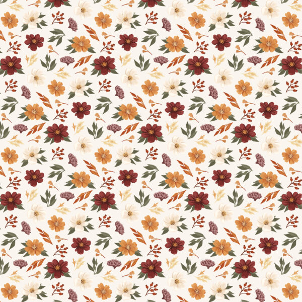 Carta Bella Here Comes Autumn 12X12 Fall Floral Picks