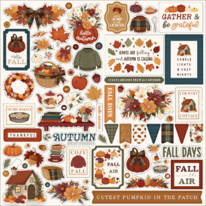 Carta Bella Here Comes Autumn Element Sticker