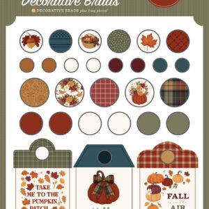 Carta Bella Here Comes Autumn Decorative Brads
