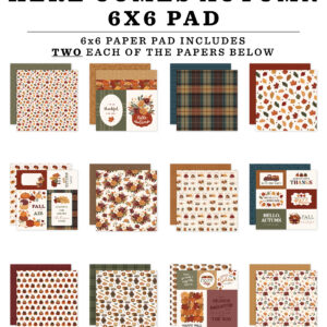 Carta Bella Here Comes Autumn 6X6 Paper Pad