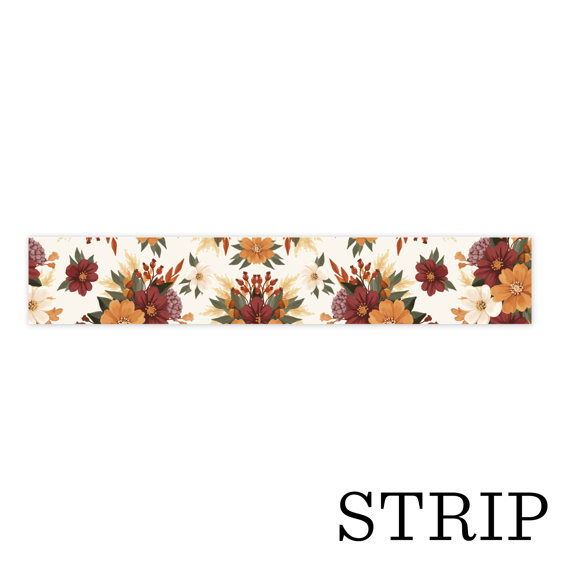 Carta Bella Here Comes Autumn Garden Harvest Blooms Washi Tape