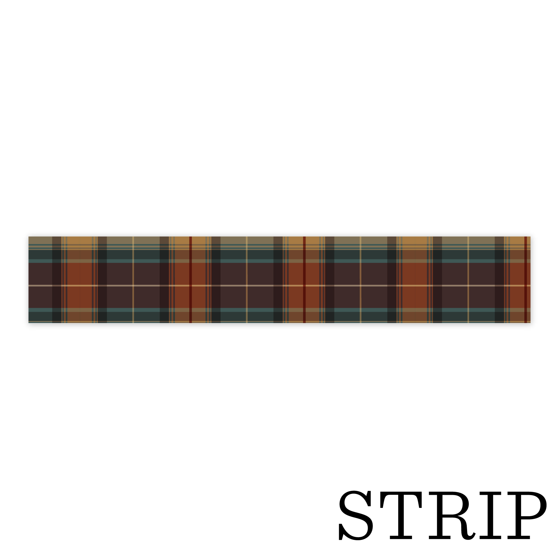 Carta Bella Here Comes Autumn Pumpkin Patch Plaid Washi Tape