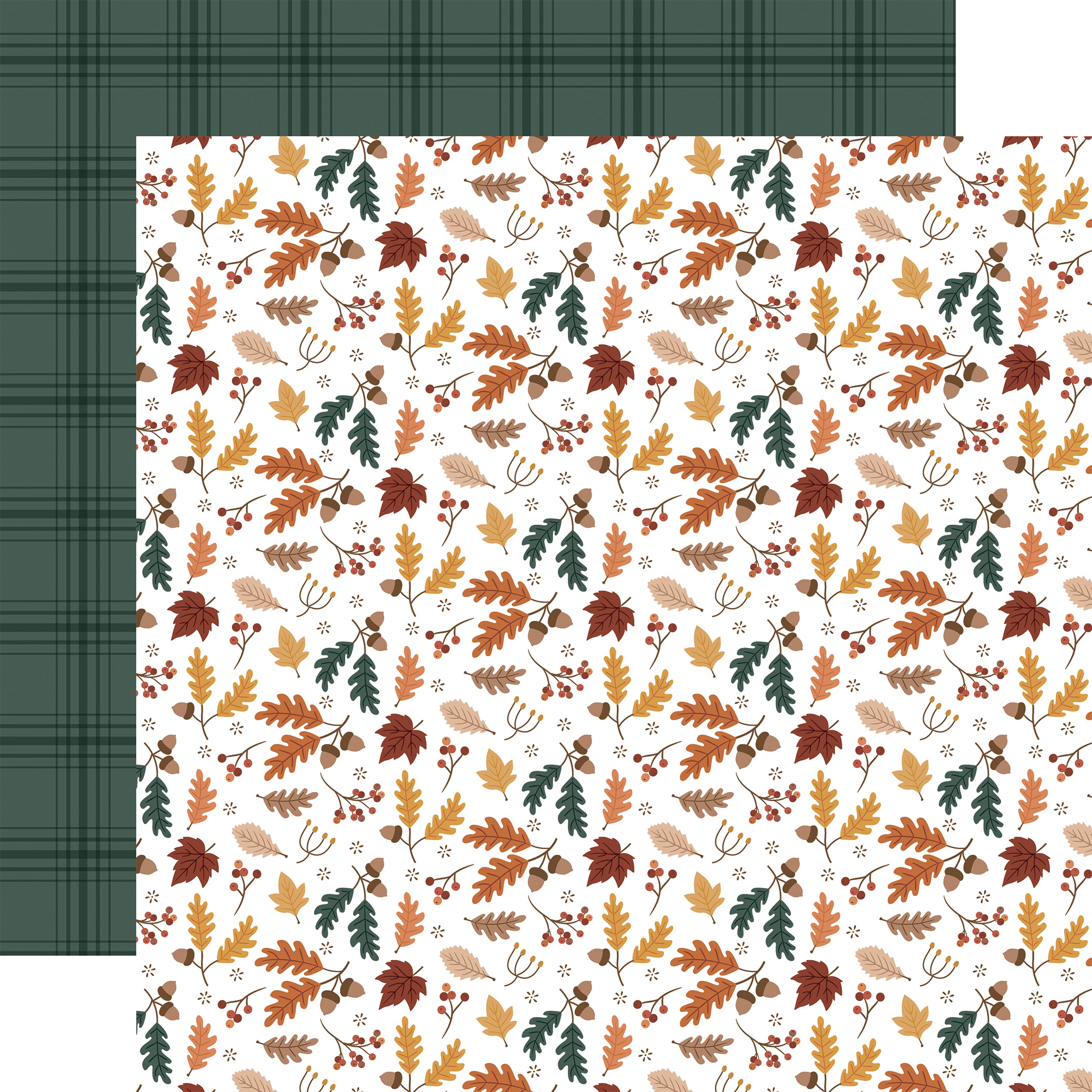 Echo Park Feels Like Fall 12X12 Fallen Fall Foliage