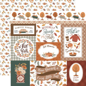Echo Park Feels Like Fall 12X12 Fall Journaling Cards