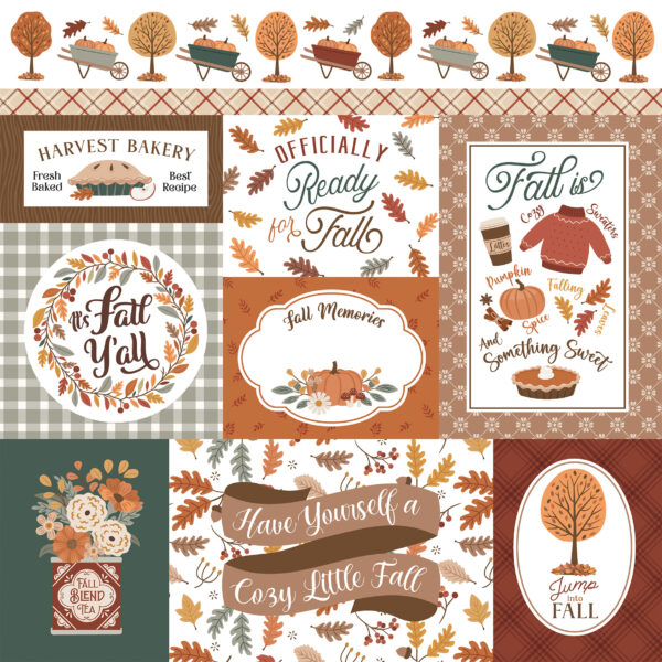 Echo Park Feels Like Fall 12X12 Fall Journaling Cards