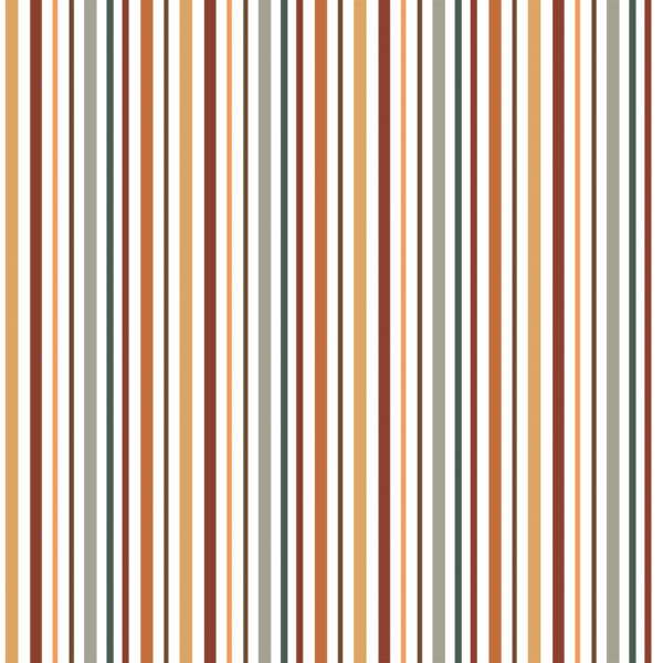 Echo Park Feels Like Fall 12X12 Pumpkin Spice Stripes