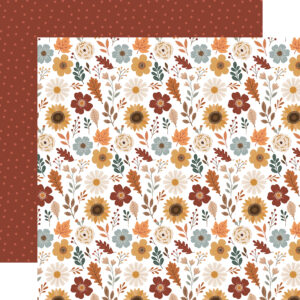 Echo Park Feels Like Fall 12X12 Harvest Blossoms