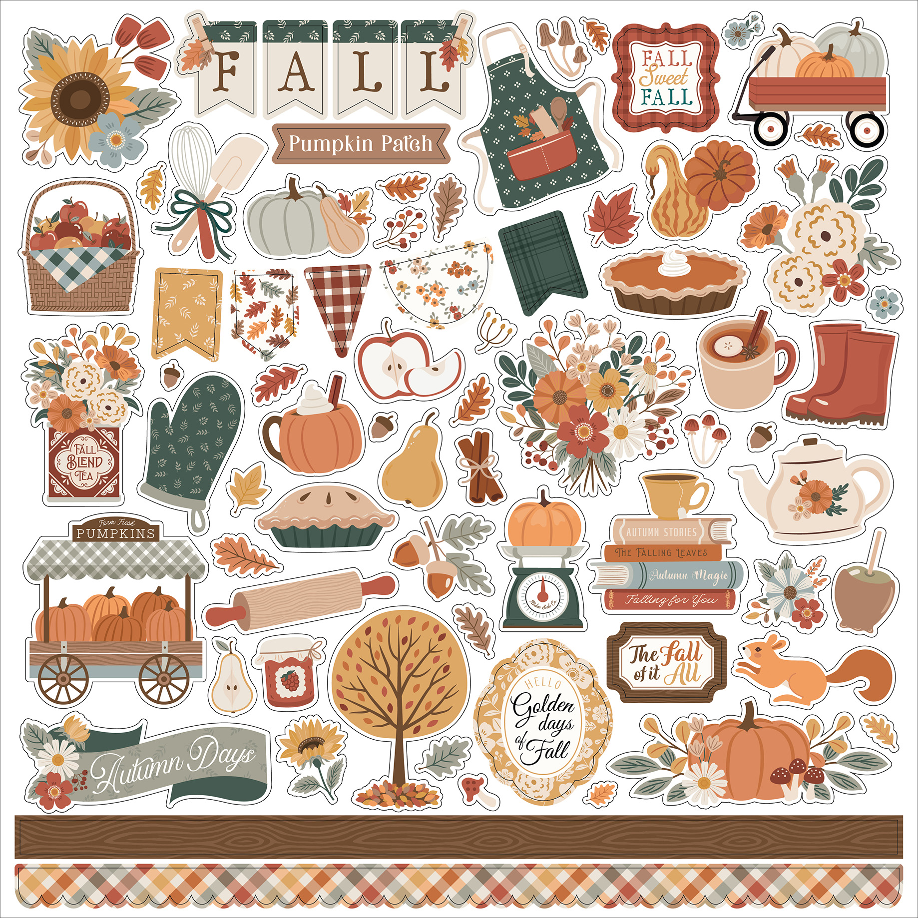 Echo Park Feels Like Fall Element Sticker