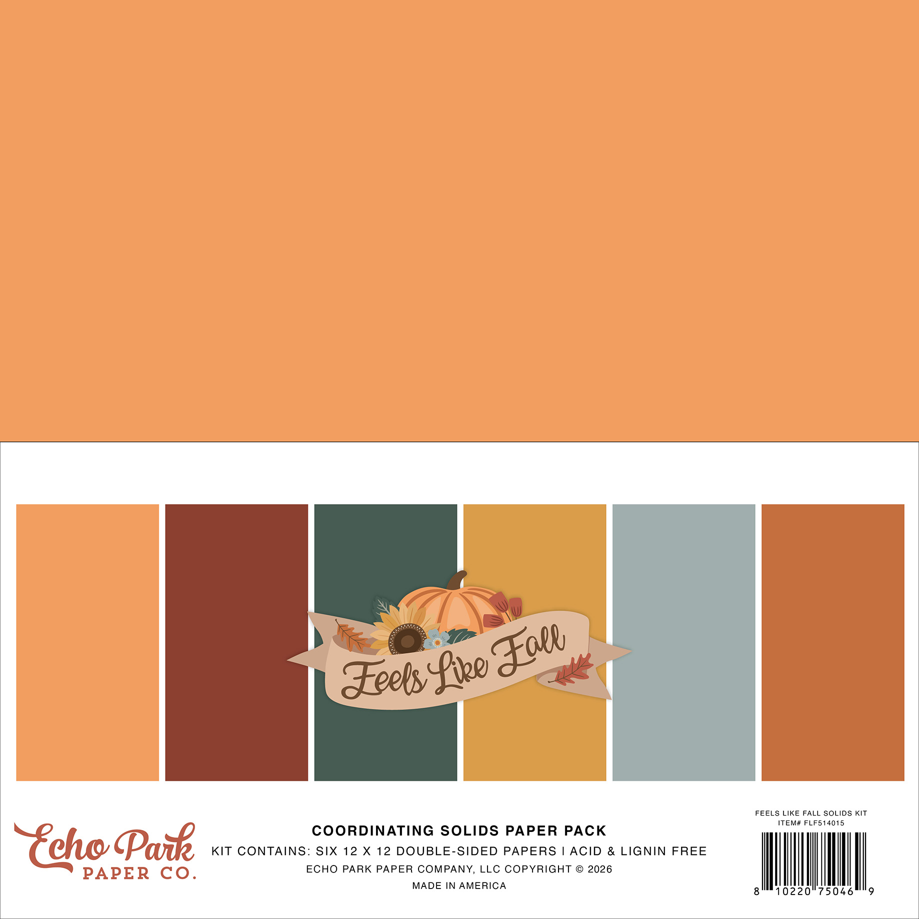Echo Park Feels Like Fall Solids Kit