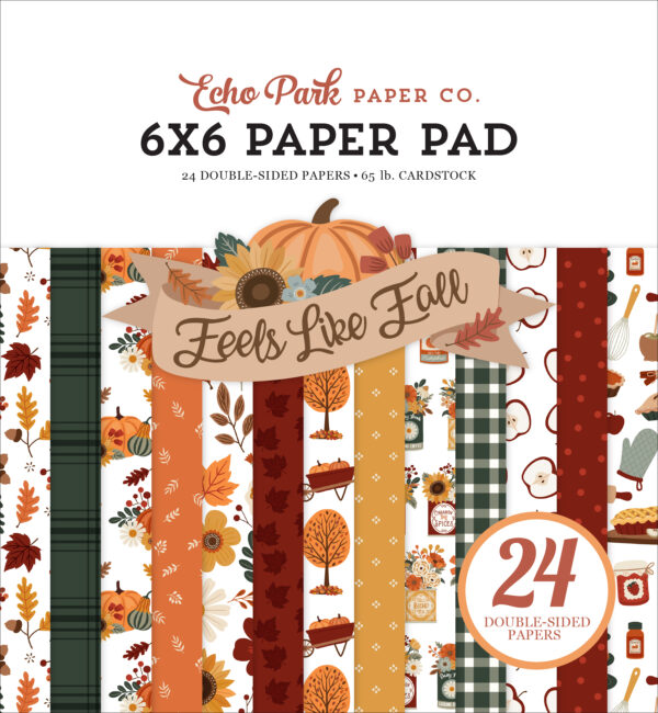 Echo Park Feels Like Fall 6X6 Paper Pad Echo Park Feels Like Fall 6X6 Paper Pad
