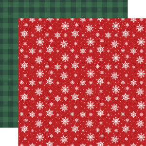 Echo Park North Pole Christmas 12X12 Arctic Snowflakes