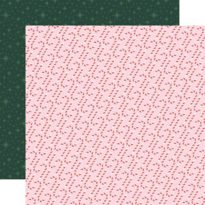 Echo Park North Pole Christmas 12X12 Sweet Candy Canes