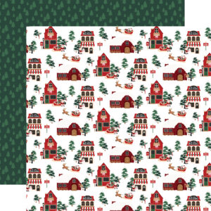 Echo Park North Pole Christmas 12X12 Santa's Shoppes