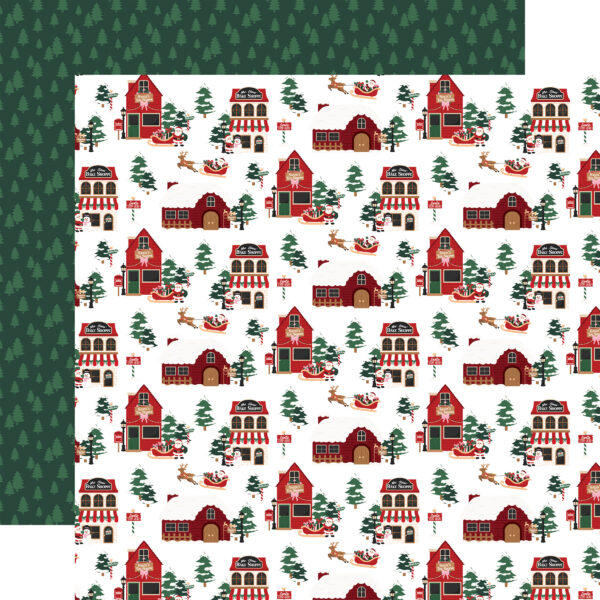 Echo Park North Pole Christmas 12X12 Santa's Shoppes Echo Park North Pole Christmas 12X12 Santa's Shoppes