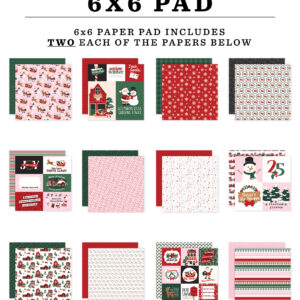 Echo Park North Pole Christmas 6X6 Paper Pad