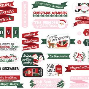 Echo Park North Pole Christmas Titles & Phrases
