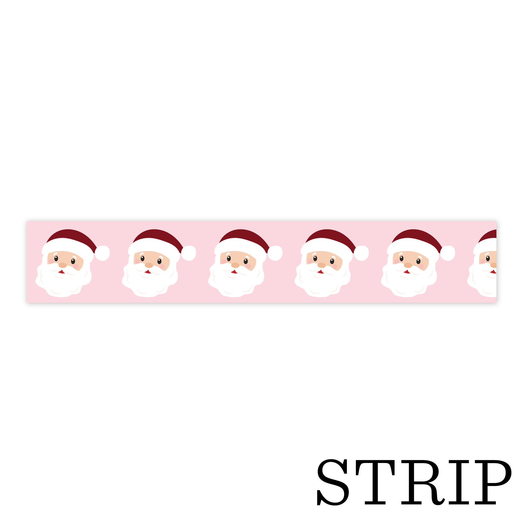 Echo Park North Pole Christmas Merry Santa Claus Washi Tape