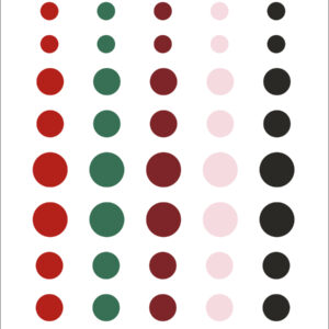 Echo Park North Pole Christmas Enamel Dots