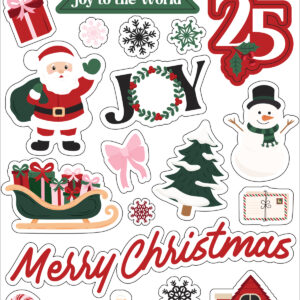Echo Park North Pole Christmas Puffy Stickers