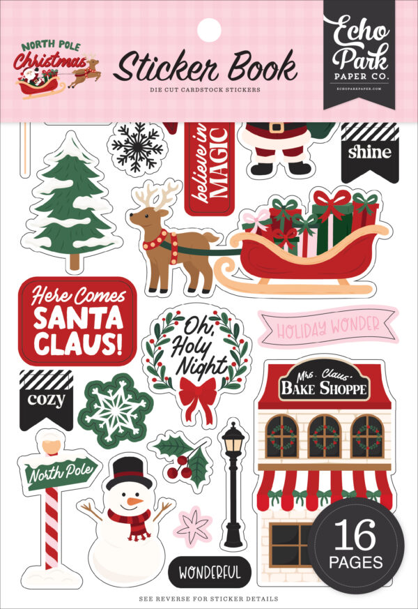 Echo Park North Pole Christmas Sticker Book Echo Park North Pole Christmas Sticker Book
