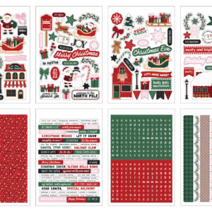 Echo Park North Pole Christmas Sticker Book