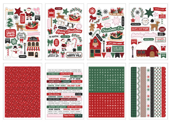 Echo Park North Pole Christmas Sticker Book
