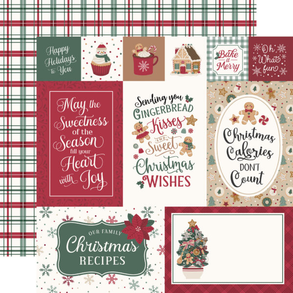 Echo Park Baking Christmas Cheer 12X12 Baking Journaling Cards Echo Park Baking Christmas Cheer 12X12 Baking Journaling Cards