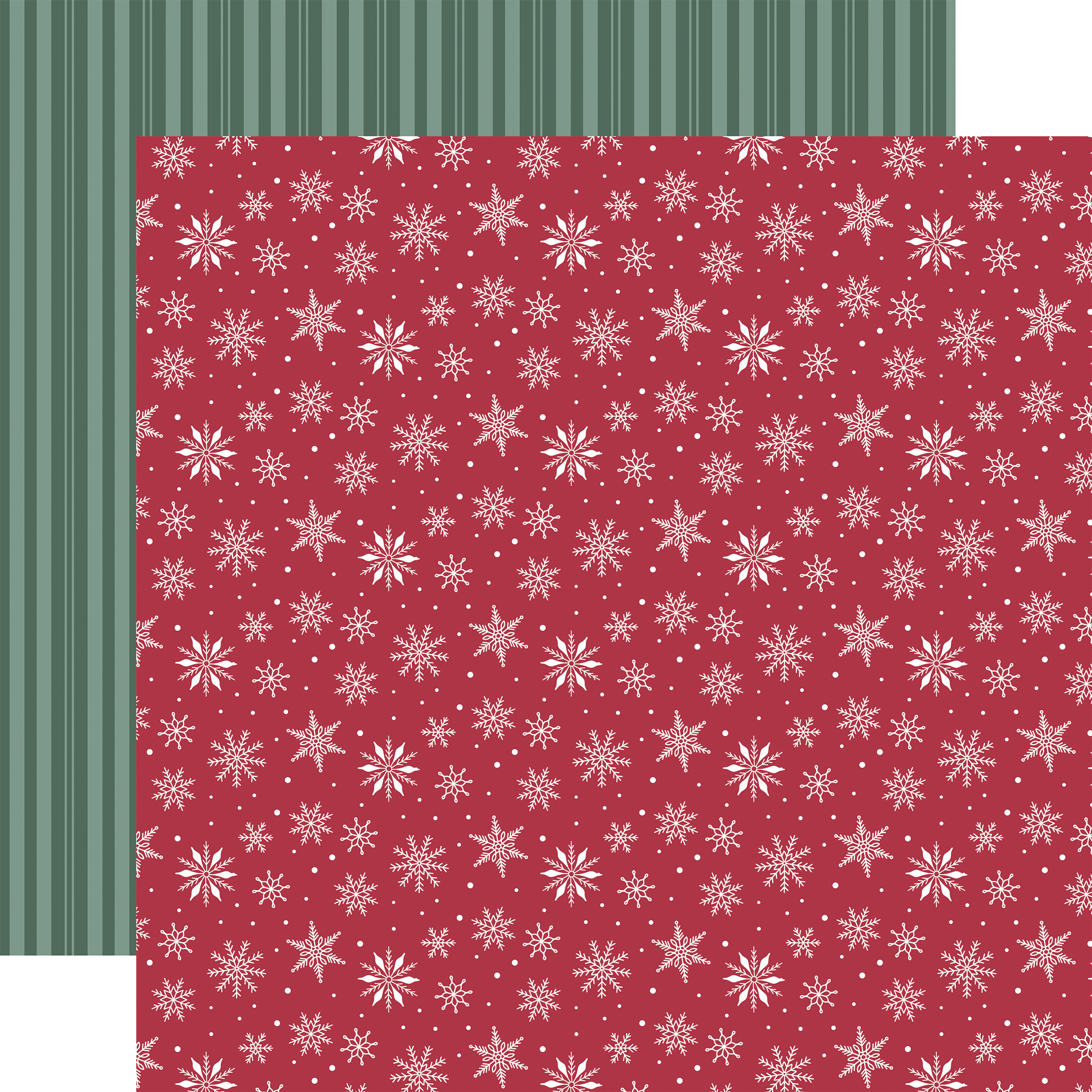 Echo Park Baking Christmas Cheer 12X12 Snowflake Icing