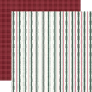 Echo Park Baking Christmas Cheer 12X12 Kitchen Stripes