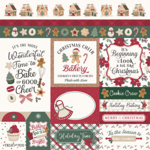 Echo Park Baking Christmas Cheer 12X12 Multi Journaling Cards