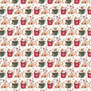 Echo Park Baking Christmas Cheer 12X12 Hot Chocolate Mugs