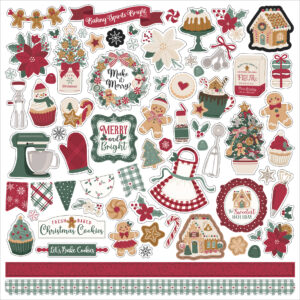 Echo Park Baking Christmas Cheer Element Sticker