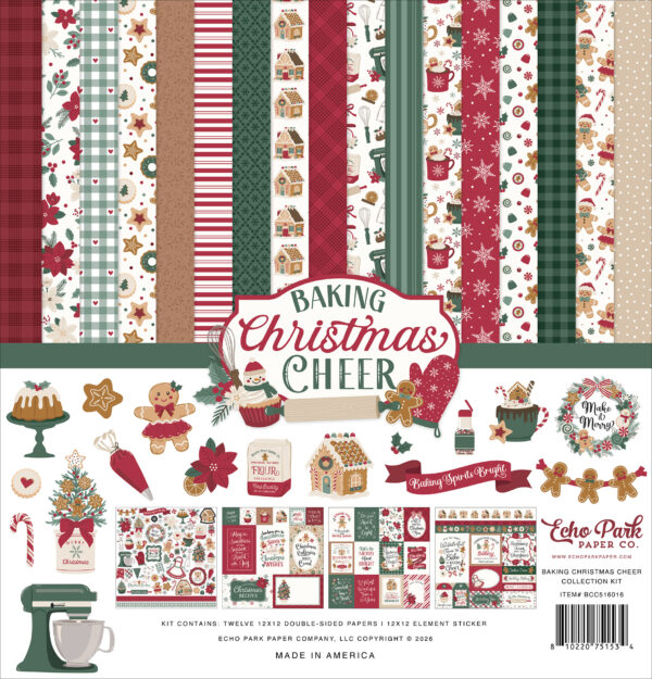Echo Park Baking Christmas Cheer Collection Kit Echo Park Baking Christmas Cheer Collection Kit