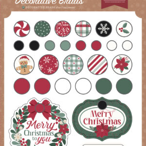 Echo Park Baking Christmas Cheer Decorative Brads