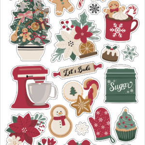 Echo Park Baking Christmas Cheer 6X13 Chipboard Accents