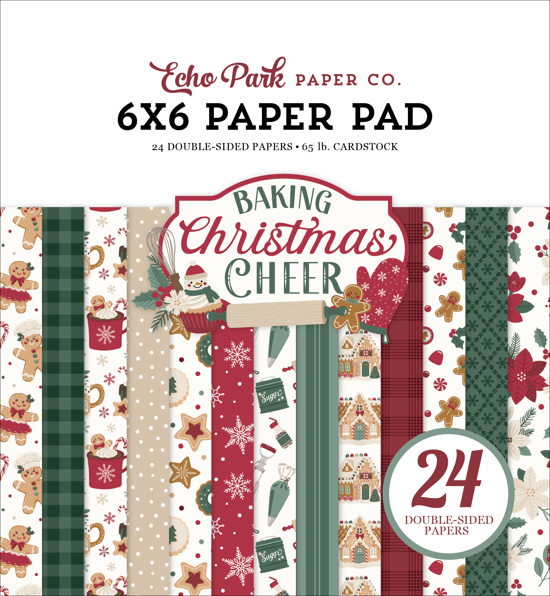 Echo Park Baking Christmas Cheer 6X6 Paper Pad