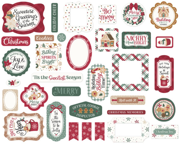 Echo Park Baking Christmas Cheer Ephemera