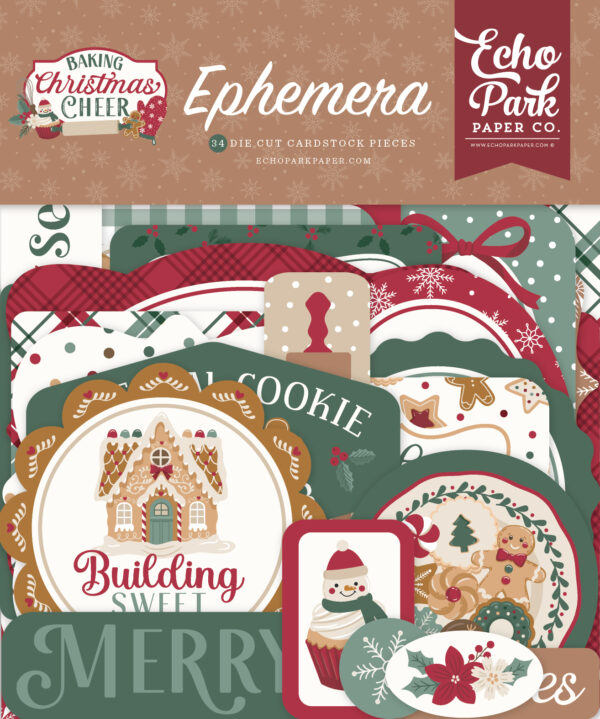 Echo Park Baking Christmas Cheer Ephemera Echo Park Baking Christmas Cheer Ephemera