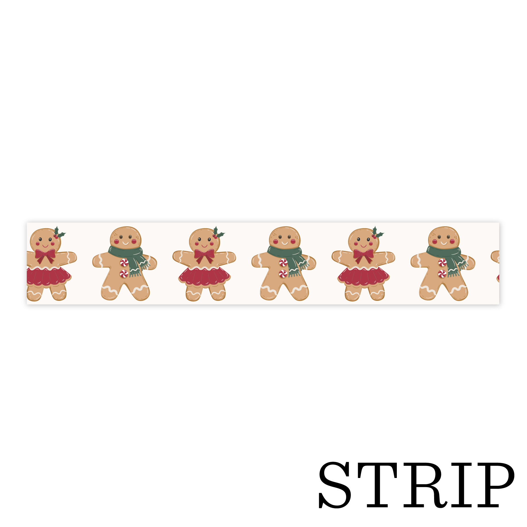 Echo Park Baking Christmas Cheer Sugar and Spice Cookies Washi Tape