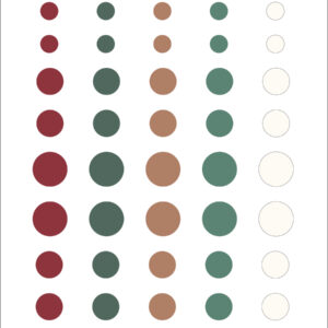 Echo Park Baking Christmas Cheer Enamel Dots